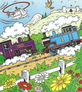 Harold,CuldeeandThomasinamagazine