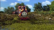 Skarloey being pulled out