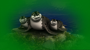 The family of seals recreated in CGI