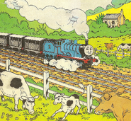 Cattle trucks in a magazine story