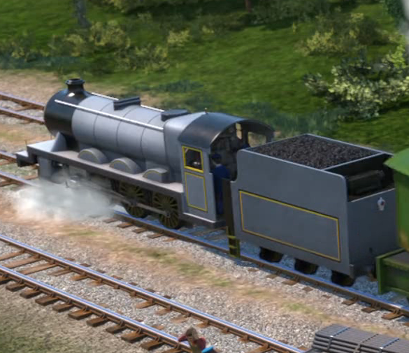 grey train thomas the tank engine