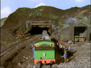 The mine shaft entrance