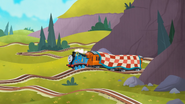 The bumpy track in the first series