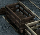 A dark brown slate truck