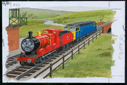 James and the Diesel Engines