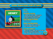 Henry in Sodor Superstars Hall of Fame