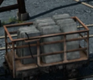 A coral slate truck