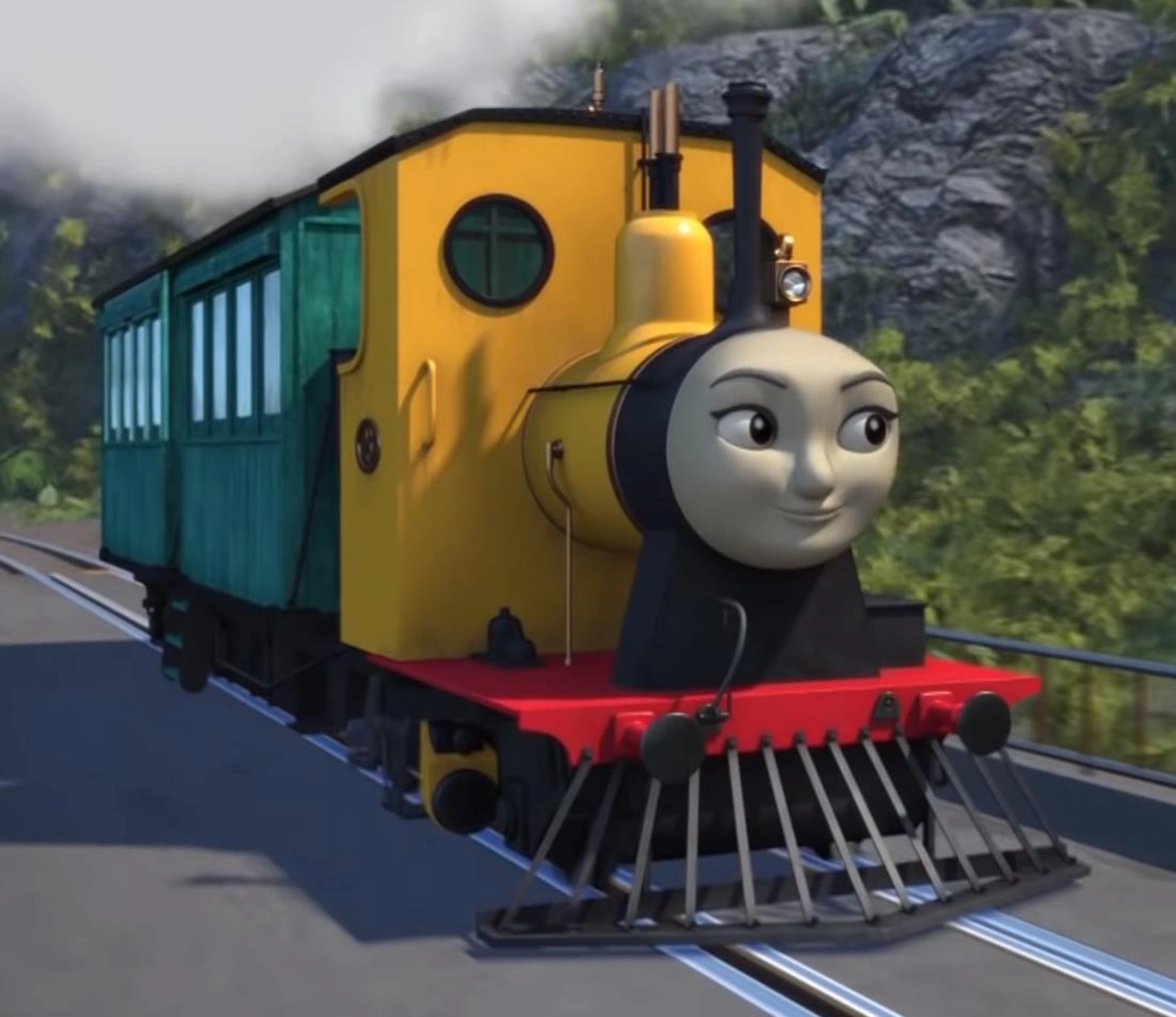 yellow train thomas the tank engine