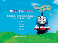 Latin American DVD Options for Parents menu