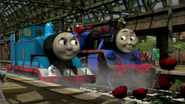 Thomas with Belle