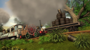 A short flatbed in Journey Beyond Sodor