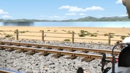 Thomas'FuzzyFriend49.jpg (398 KB) The Isle of Man seen from Sodor in the CGI series