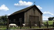 The McColl Farm's sheep barn