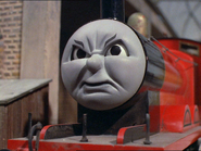 James' angry face that appeared throughout the entire model era, excluding Jack and the Sodor Construction Company... (1984-2008)