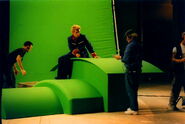 Michael E. Rodgers on the set of James