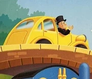 The car depicted with a solid roof.