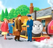 Rheneas station in a My Thomas Story Library book