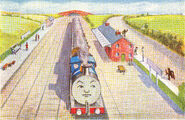 Edward waiting for the guard