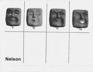 NelsonS12facereferences2.jpg (1.1 MB) Series 12 - 2008 (Page two) (Note: His unused wincing face between his snoring and clenched faces)