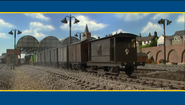 A brake van in an eighth series extended scene