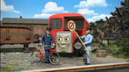 The Postman with Bertie and Bertie's driver