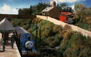 (Note: The image is zoomed in on Thomas in the book)