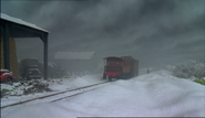 A driver uses the signalman's telephone