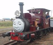 Skarloey at a Days Out with Thomas event at the Bellarine Peninsula Railway