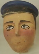 A fireman's close-up head owned by Twitter user TomsProps