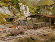 Some trucks on the Mid Sodor Railway in the fourth series