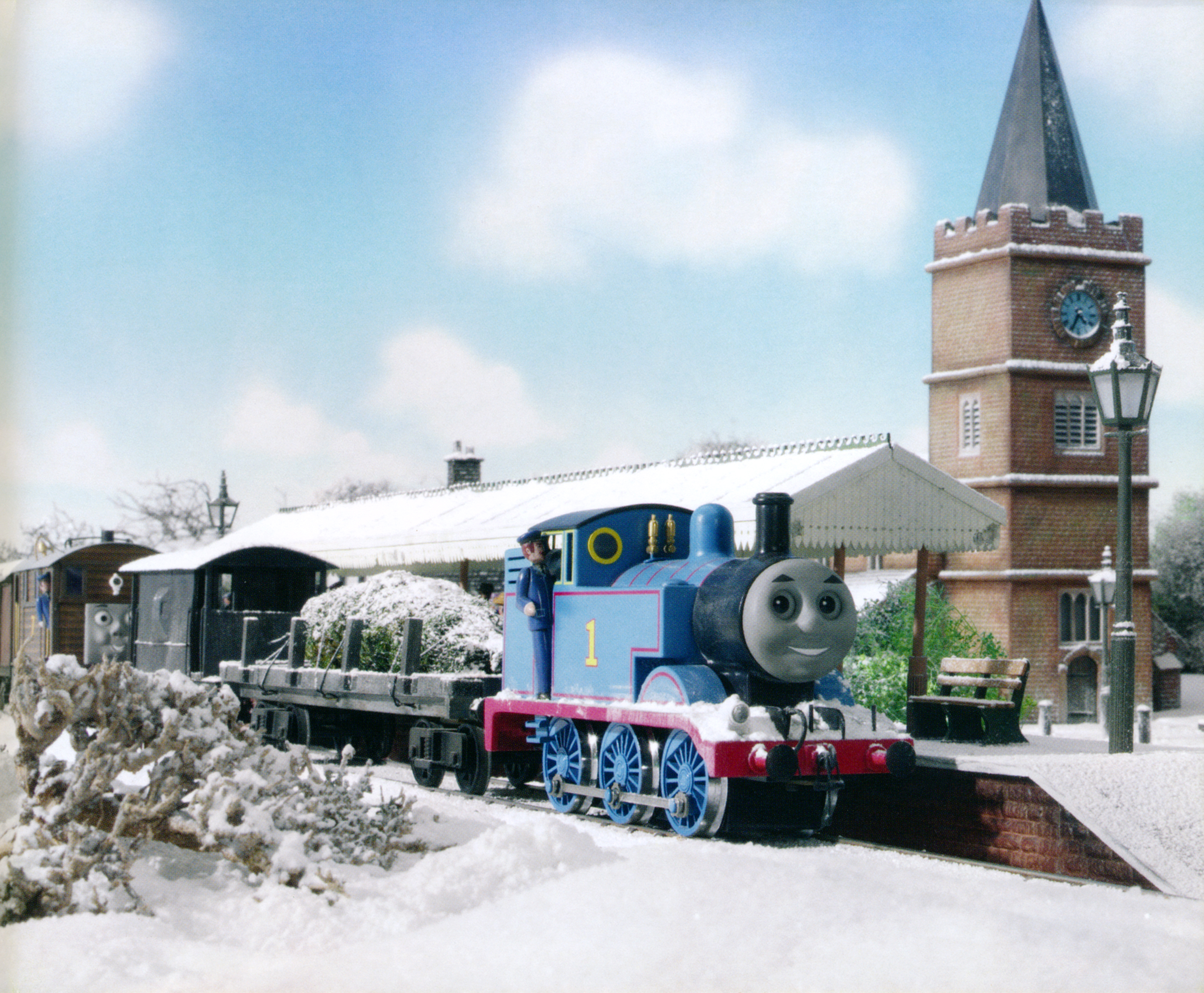 thomas the train snow