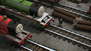 Victor with The Fat Controller