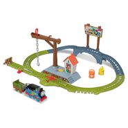 Motorized Green Troublesome Truck with Paint Delivery Set
