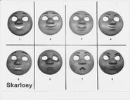 Skarloey's large scale faces [39]