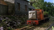 Rusty's suspicious/confused face that only appeared in the seventh series episodes, The Refreshment Lady's Tea Shop and Trusty Rusty (2003)