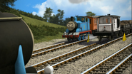 A brake van in the eighteenth series