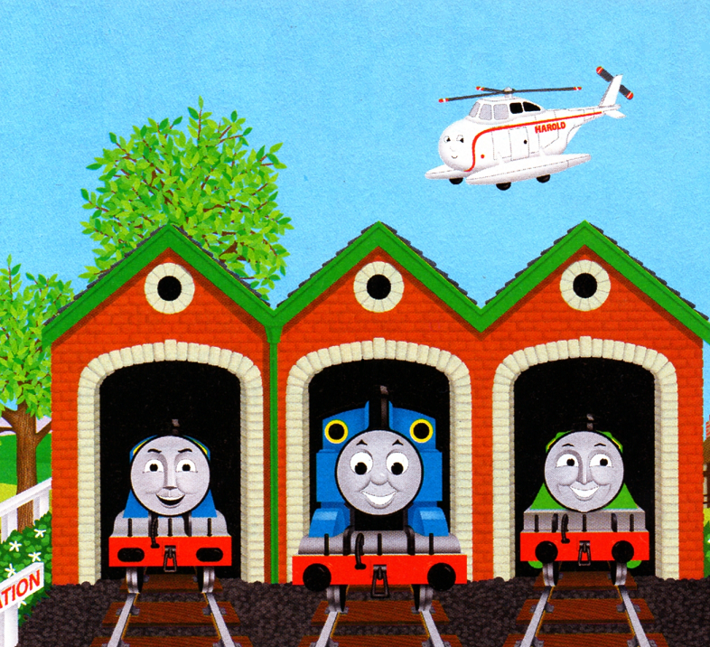 thomas the train painting