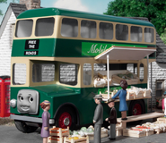 Bulgy in his green and cream livery