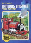 Skarloey on the cover of the Famous Engines Press-out book