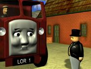 Lorry 1 and the Fat Controller in Trouble on the Tracks