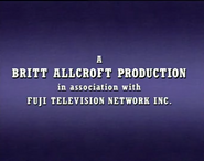 "A Britt Allcroft production in association with Fuji Television Network Inc." in the ending of the third series