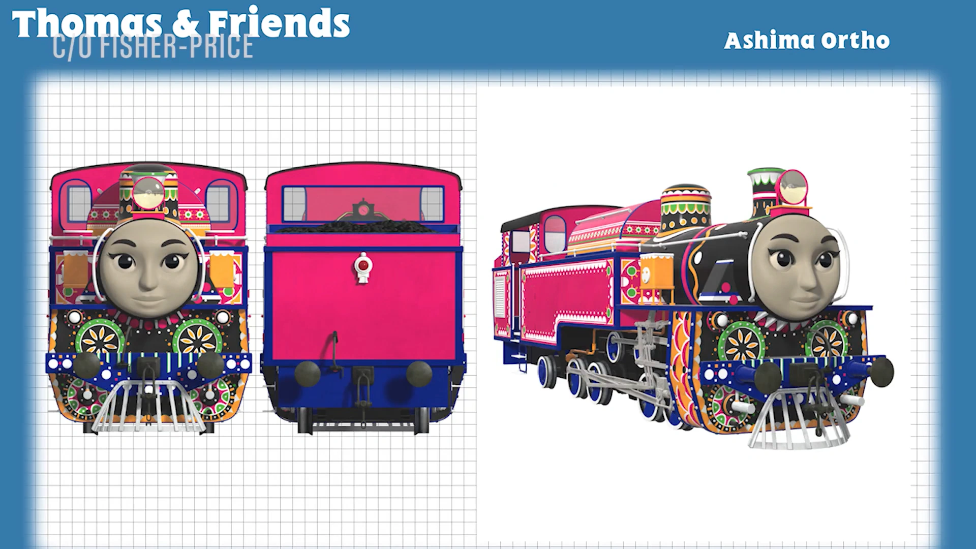 ashima thomas the train