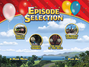 US/Canadian Episode Selection menu