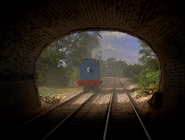 פנים המנהרה בסרט "תומס ומסילת הקסמים"