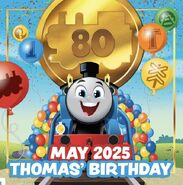 Thomas's 80th Anniversary at Drayton Manor Resort (9 - 19 May 2025)