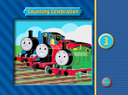 Thomas with James and Percy in Counting Celebration