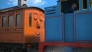 Thomas, Annie, Clarabel, Toby and Henrietta at Dryaw