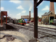 The Tanker on behind Percy's train