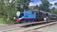 A Strasburg Thomas Dummy Replica at the Northwest Railway Museum in 2021