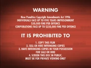 DVD Warning